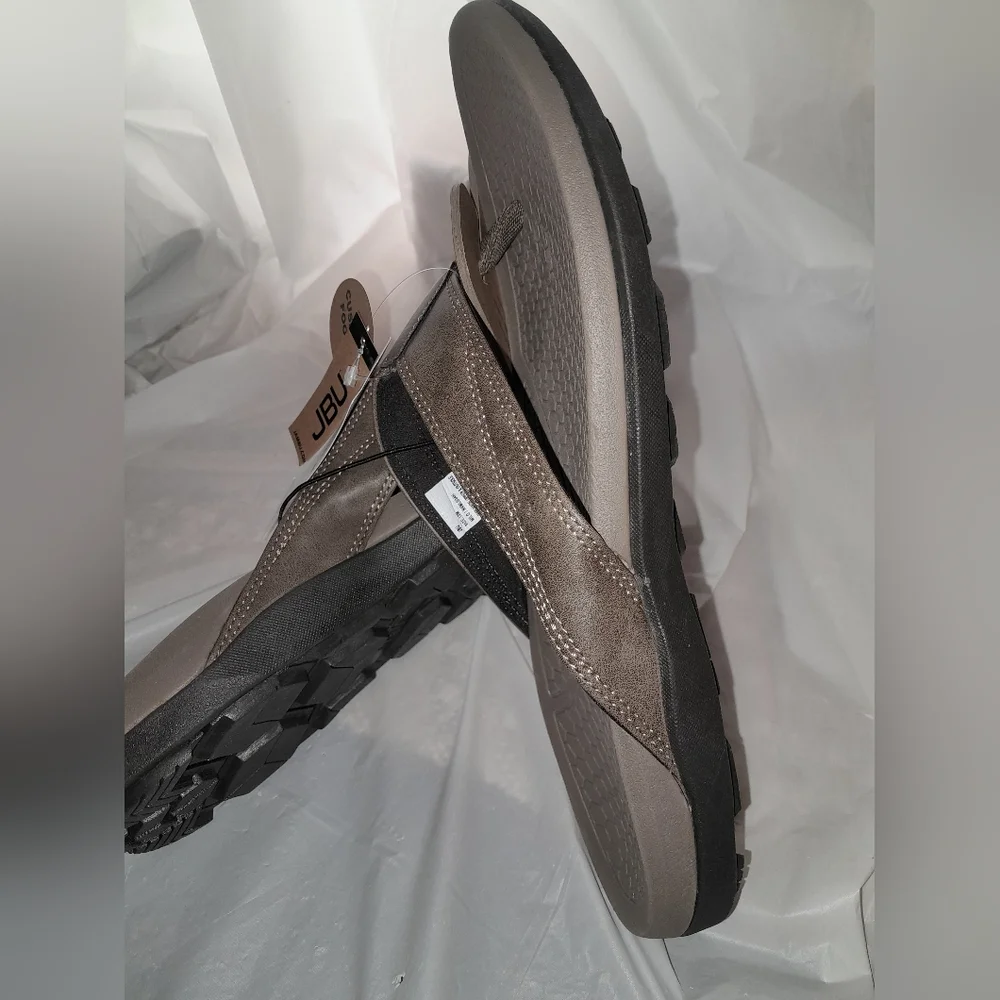 New Men's JBU Milo Comfort Slip On Sandal NWT In Brown